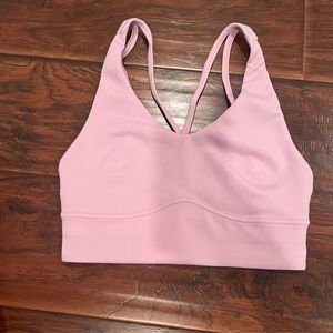 Lululemon sports bra pink peony size 4